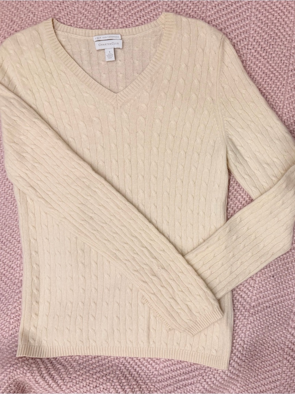 Charter Club V-neck Cashmere Sweater